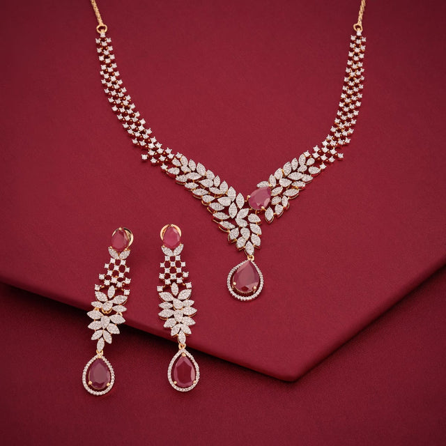 Zircon Necklace Zircon Necklace 190818