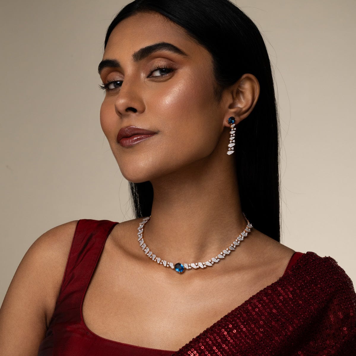 Zircon Necklace Zircon Necklace 190819