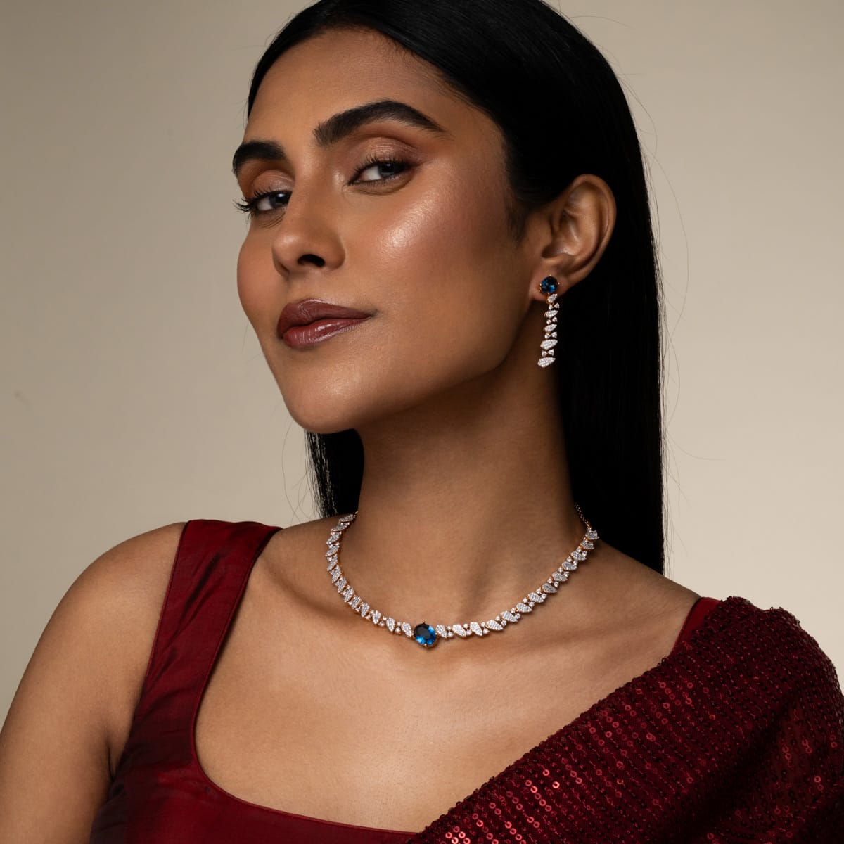 Zircon Necklace Zircon Necklace 190819