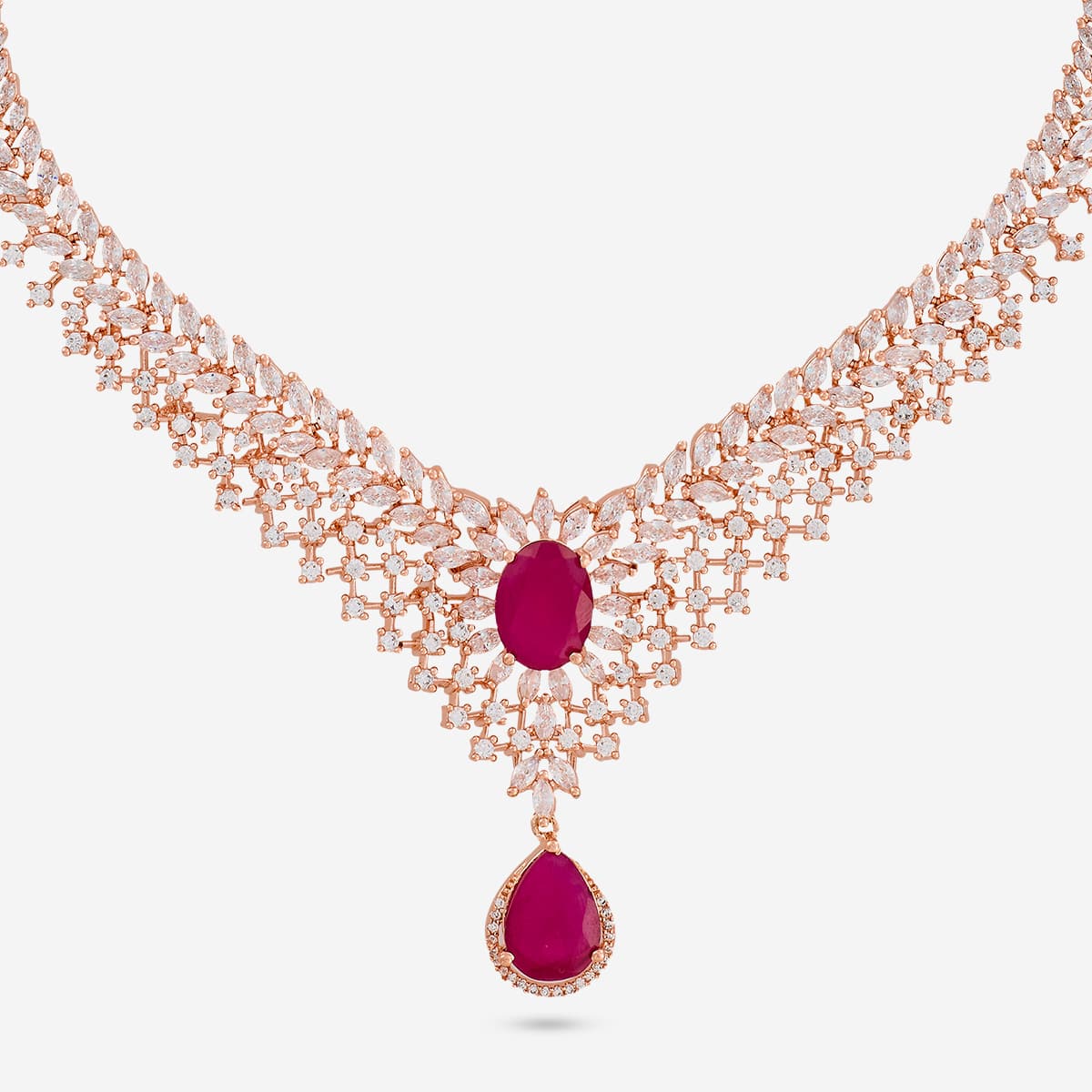 Zircon Necklace Zircon Necklace 190820
