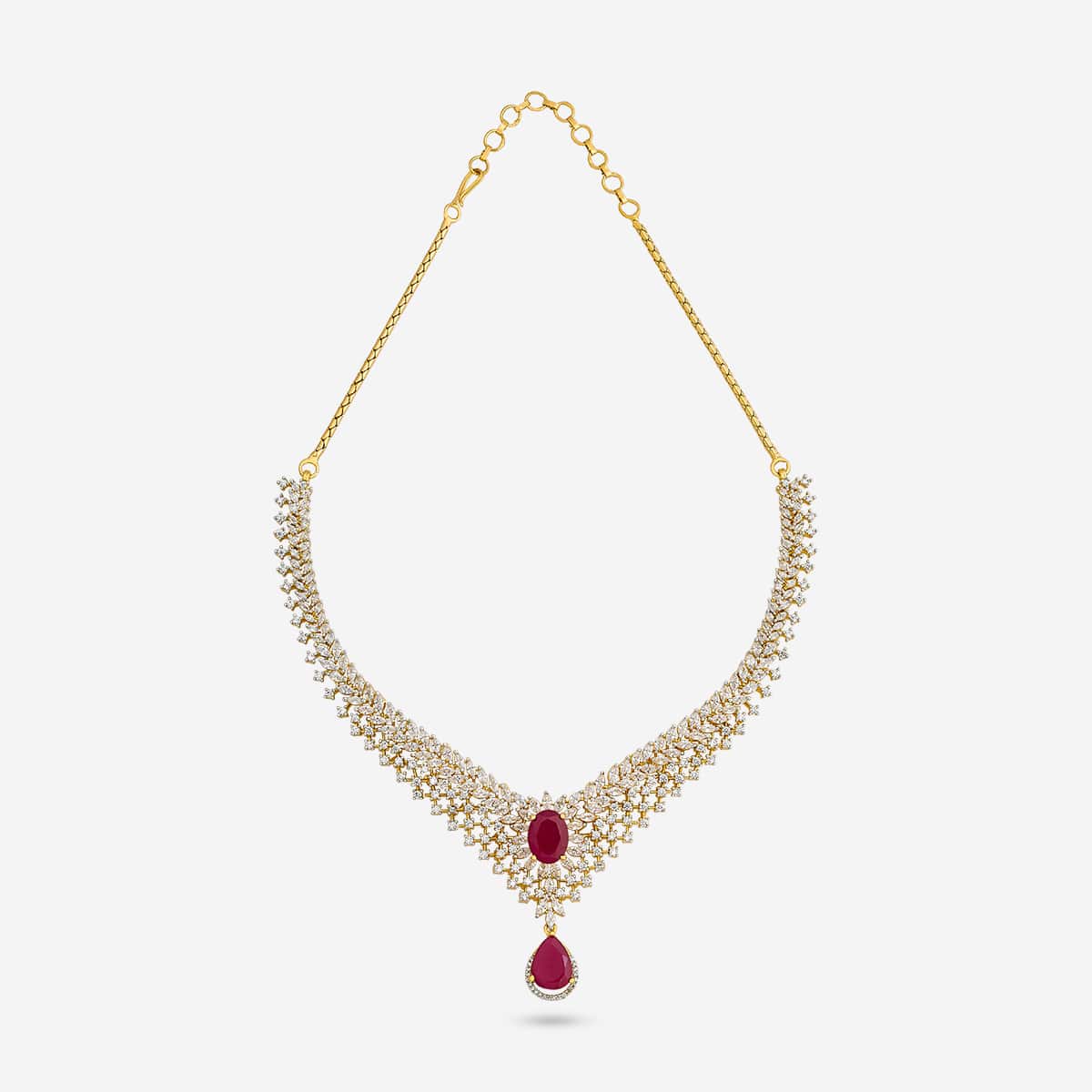 Zircon Necklace Zircon Necklace 190820