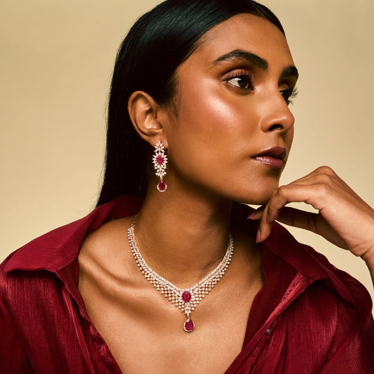 Zircon Necklace Zircon Necklace 190820