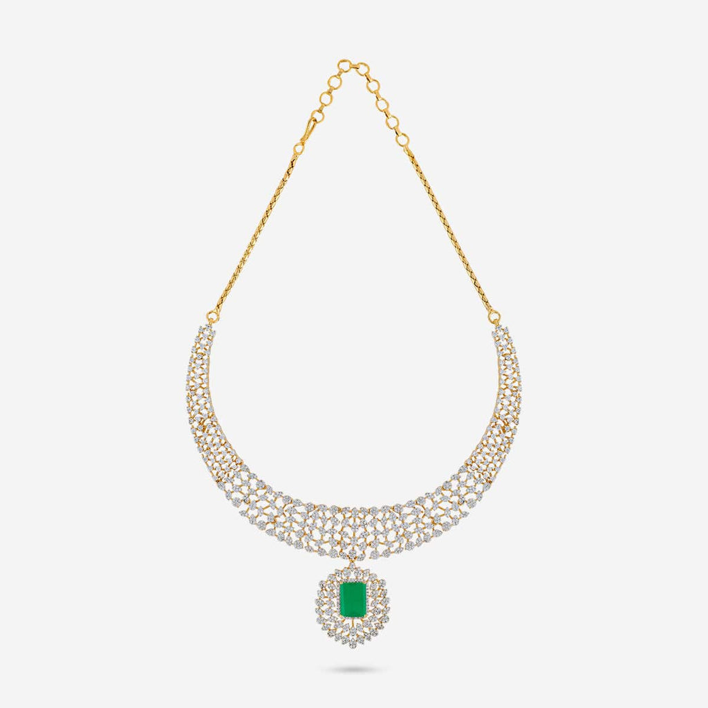 Zircon Necklace Zircon Necklace 190821