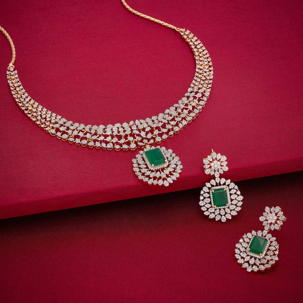 Zircon Necklace Zircon Necklace 190821