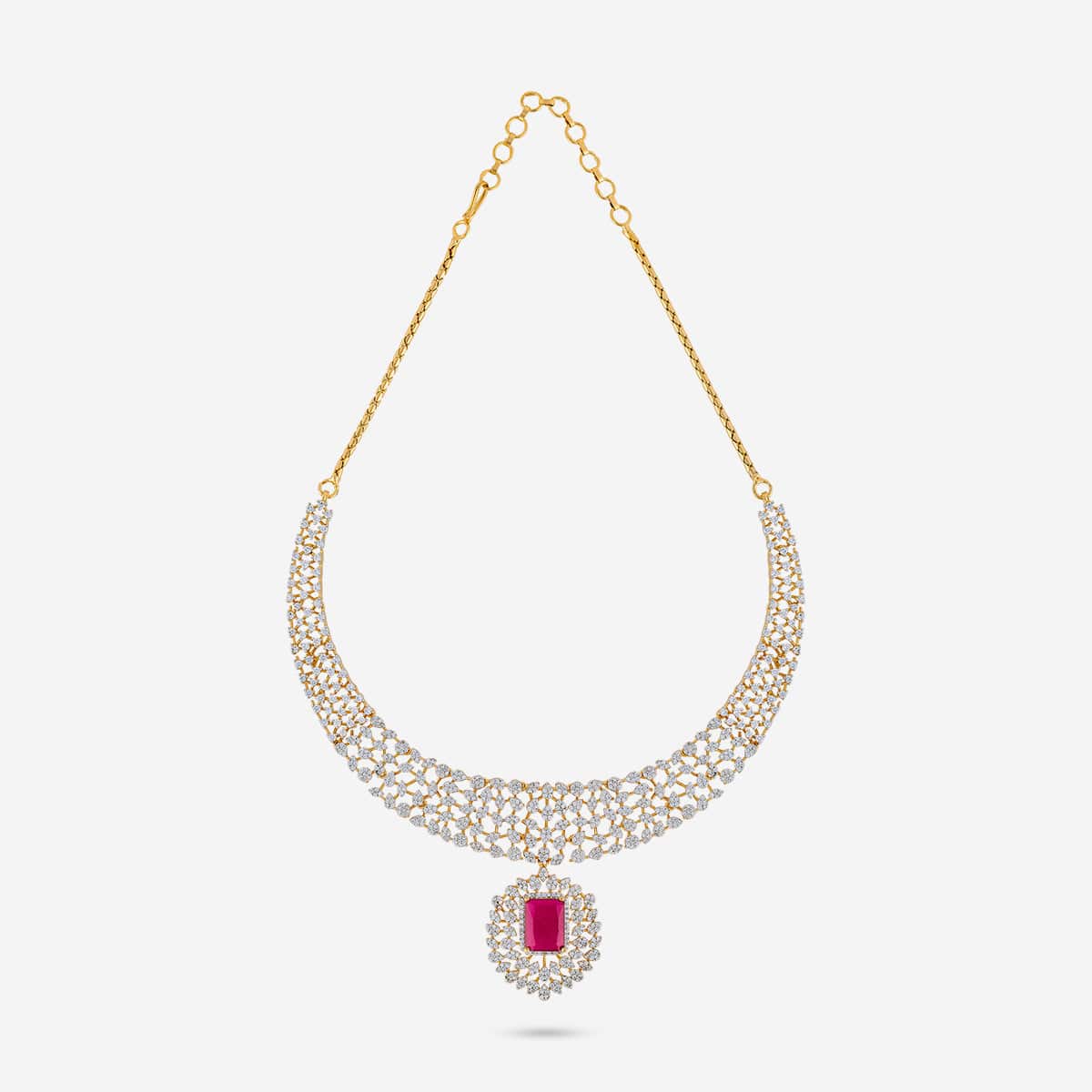 Zircon Necklace Zircon Necklace 190821