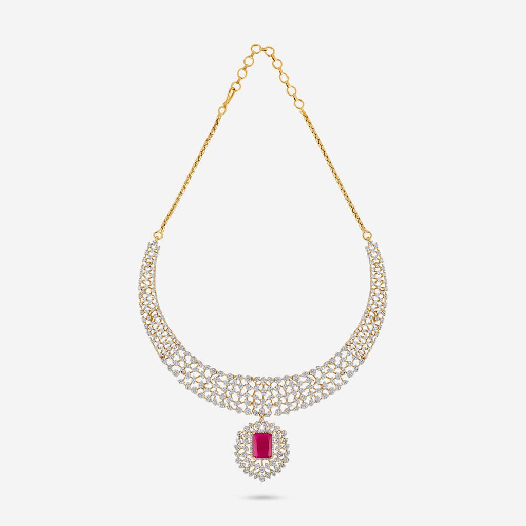 Zircon Necklace Zircon Necklace 190821