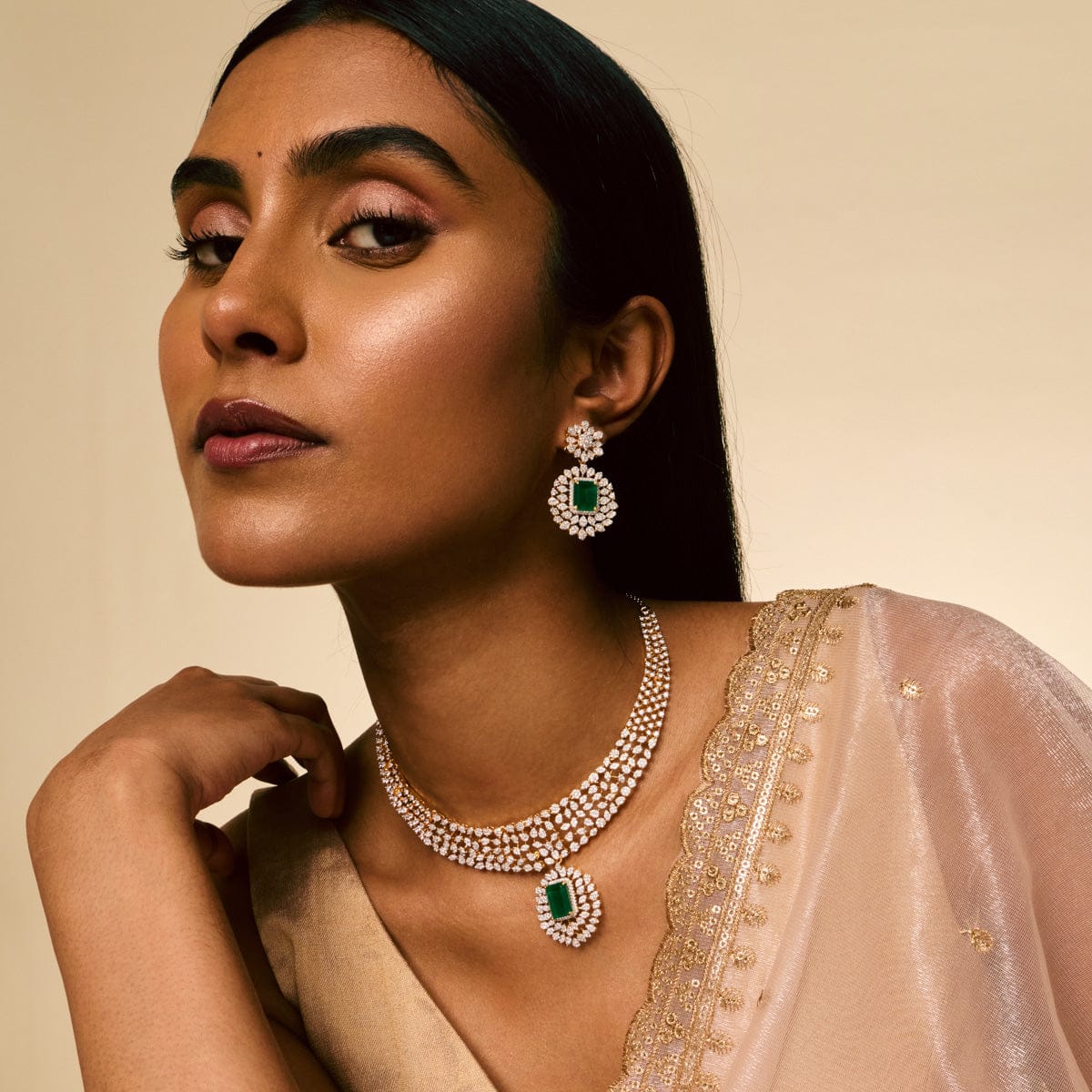 Zircon Necklace Zircon Necklace 190821