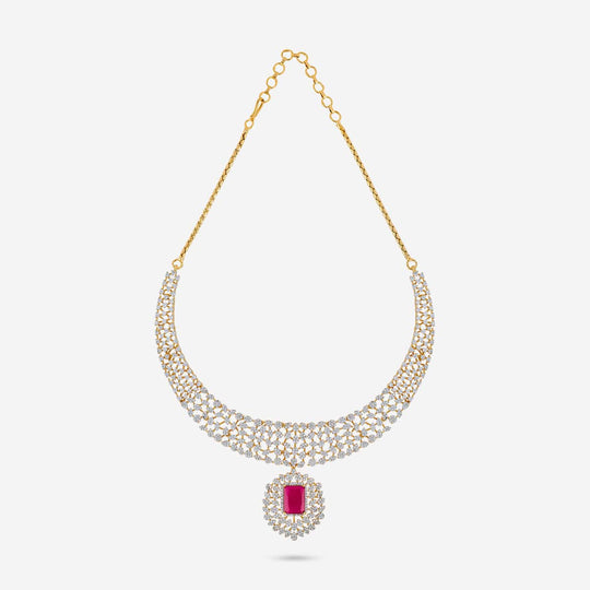 Zircon Necklace Zircon Necklace 190821