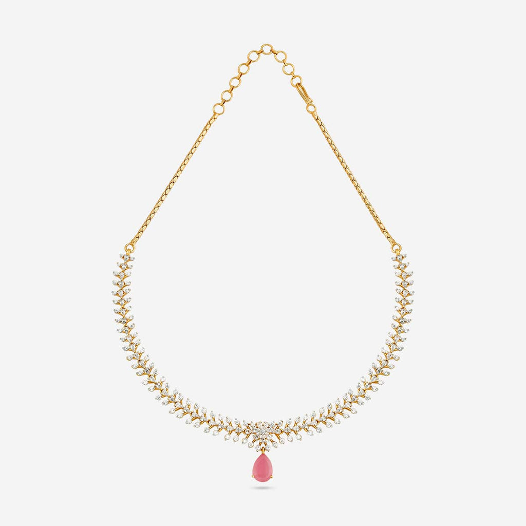 Zircon Necklace Zircon Necklace 190822