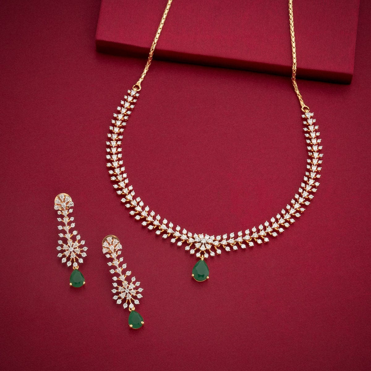 Zircon Necklace Zircon Necklace 190822