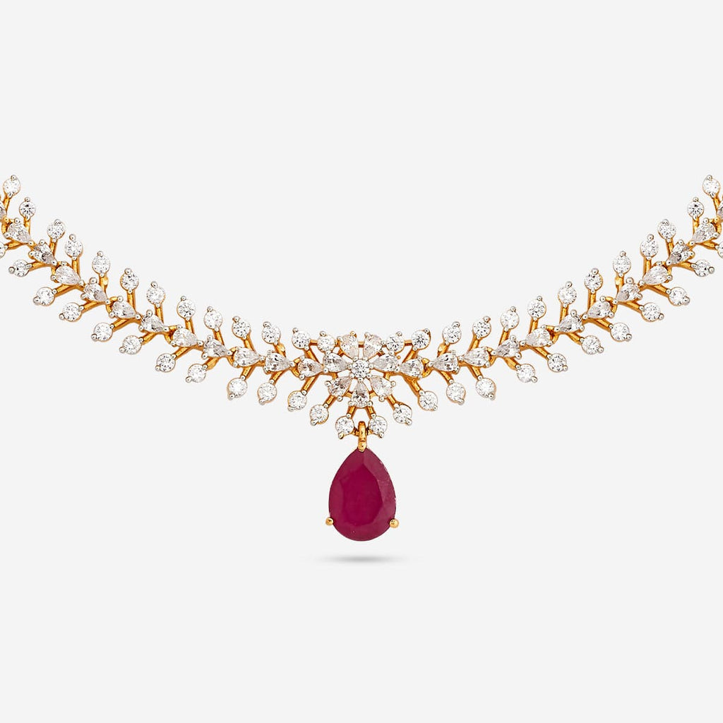 Zircon Necklace Zircon Necklace 190822