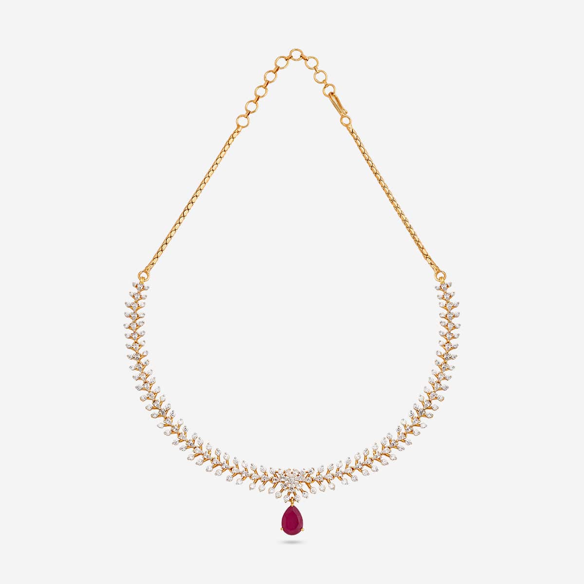 Zircon Necklace Zircon Necklace 190822