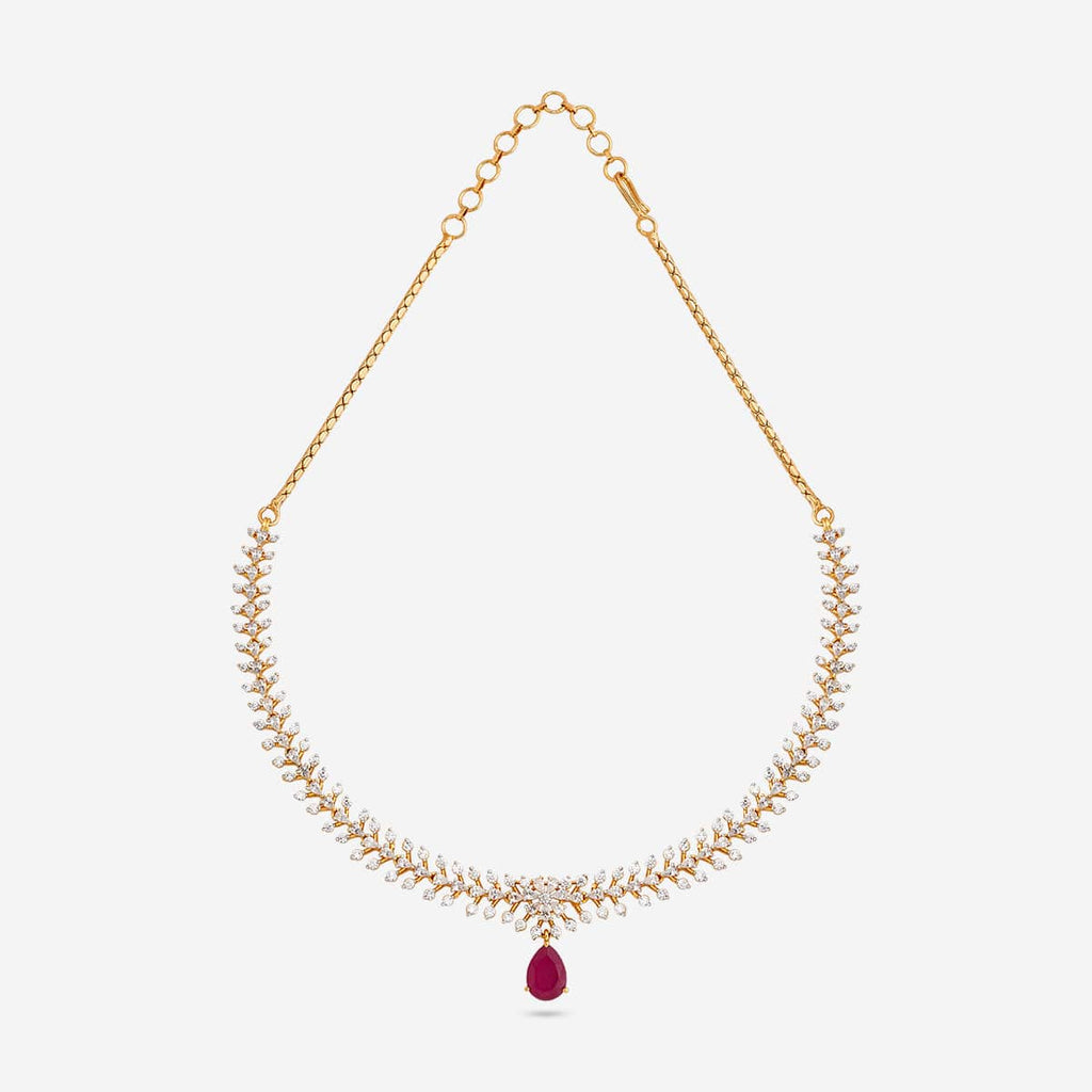 Zircon Necklace Zircon Necklace 190822