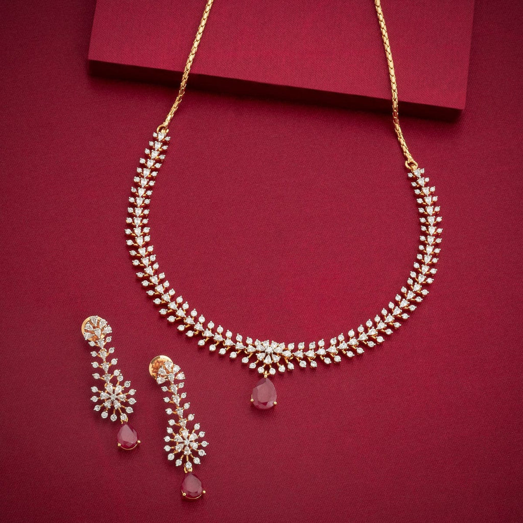 Zircon Necklace Zircon Necklace 190822