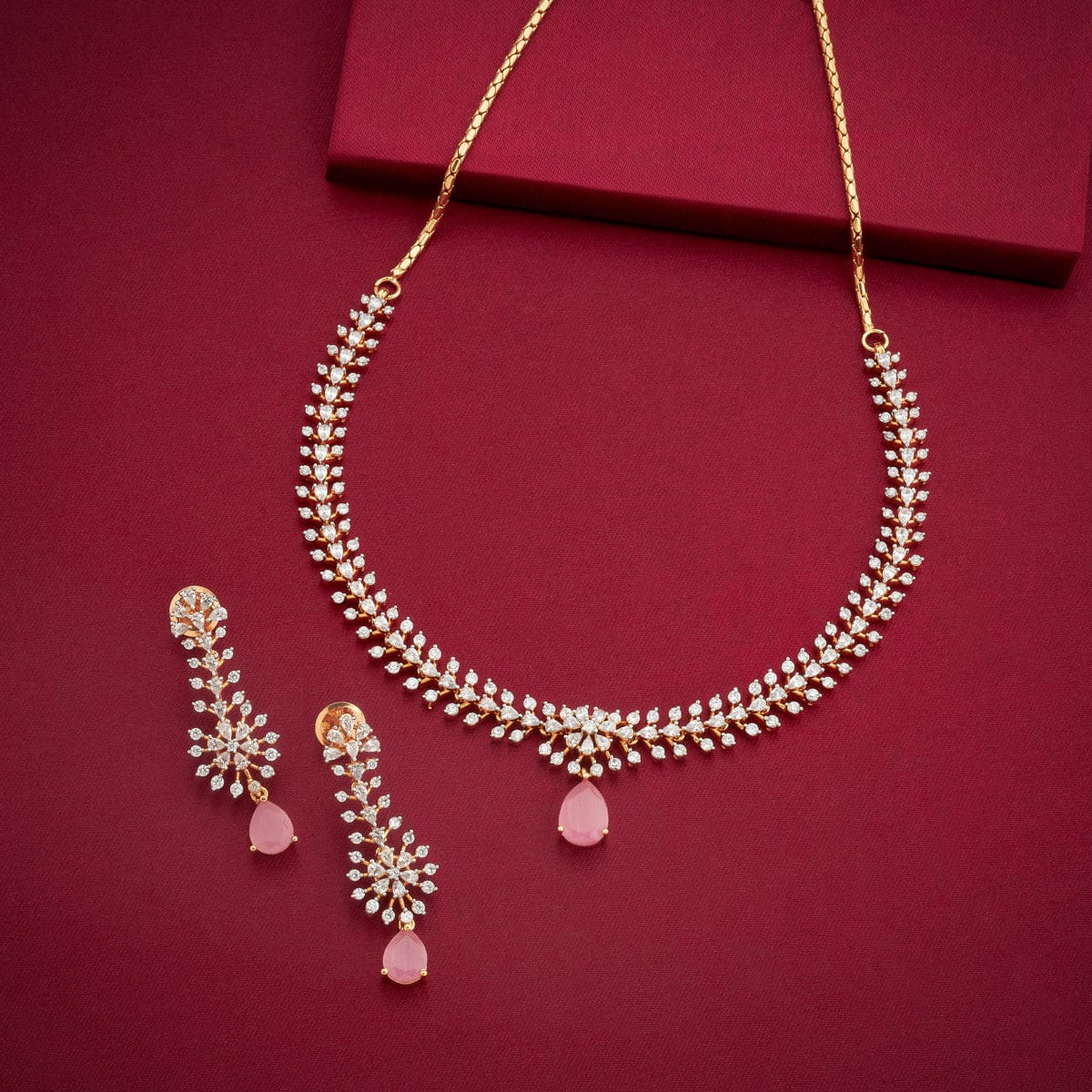 Zircon Necklace Zircon Necklace 190822