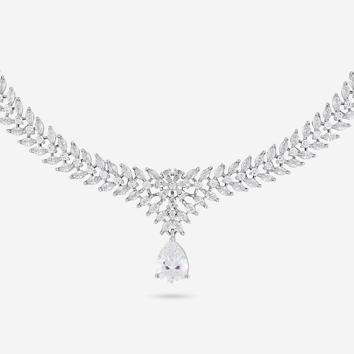 Zircon Necklace Zircon Necklace 190823