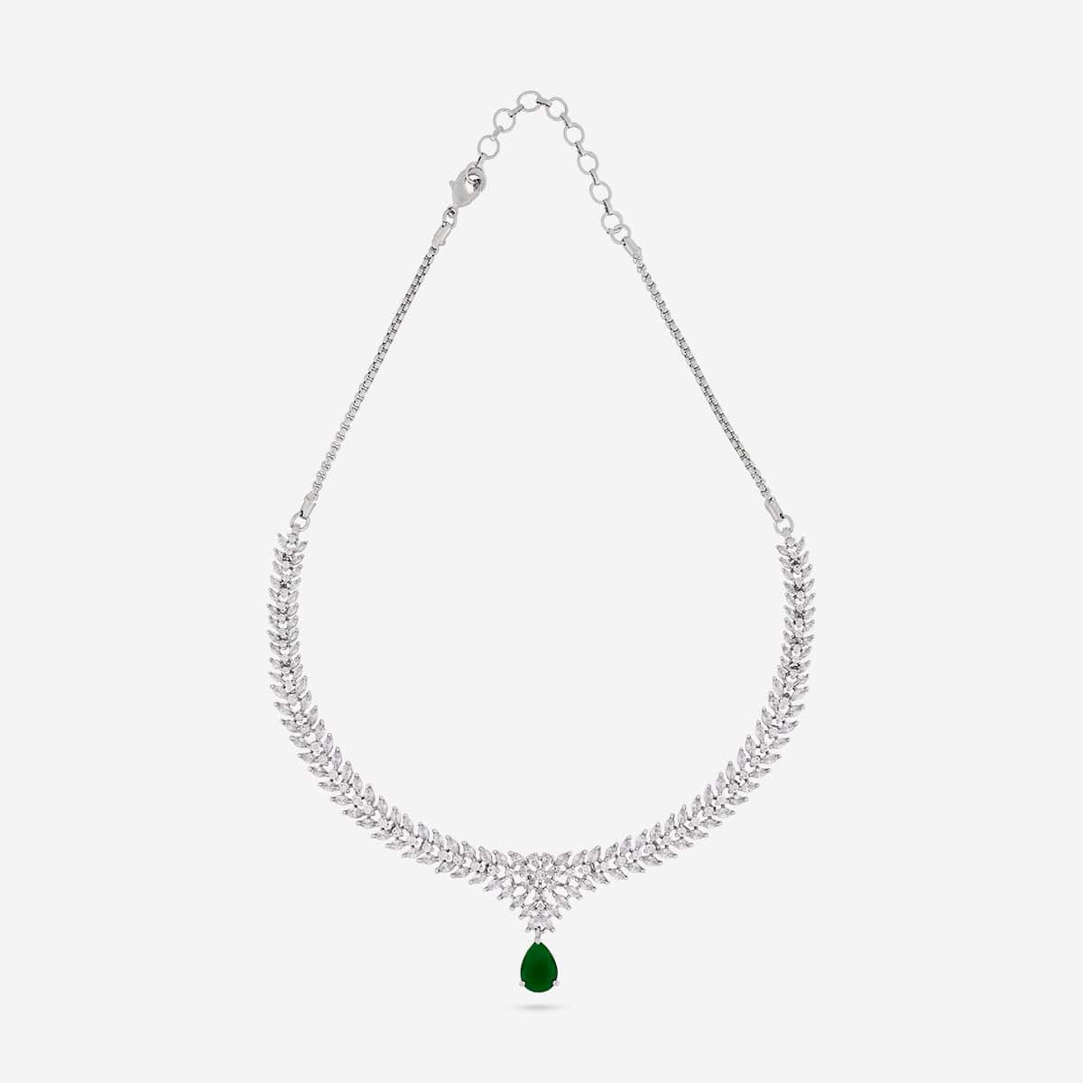 Zircon Necklace Zircon Necklace 190823