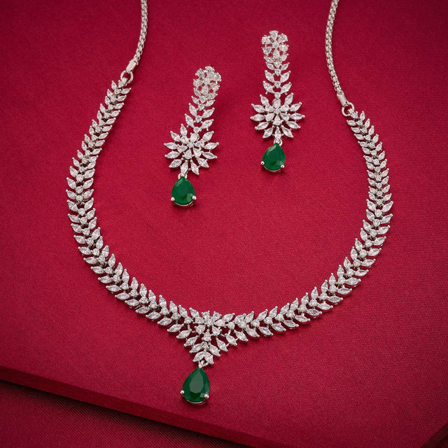 Zircon Necklace Zircon Necklace 190823