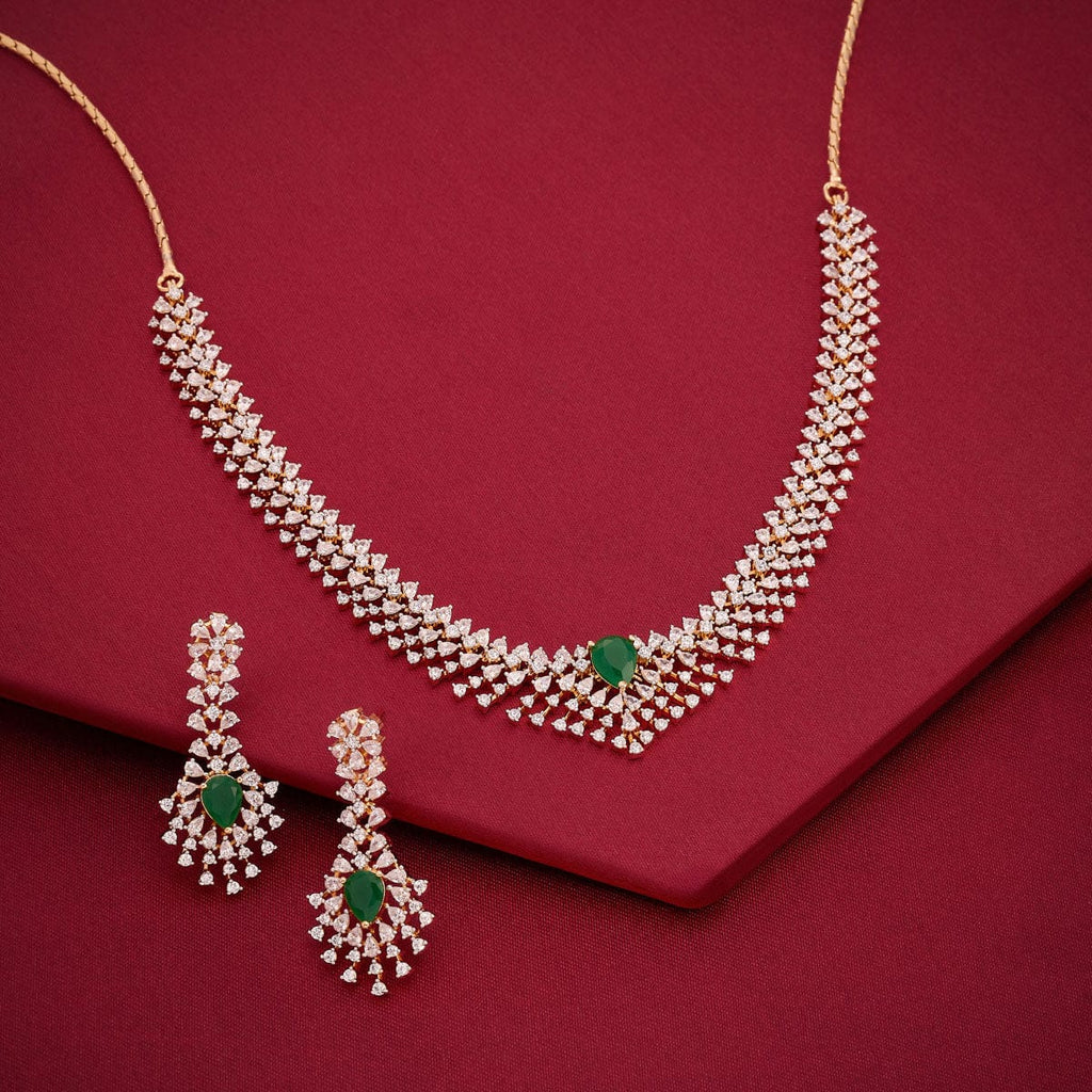 Zircon Necklace Zircon Necklace 190824