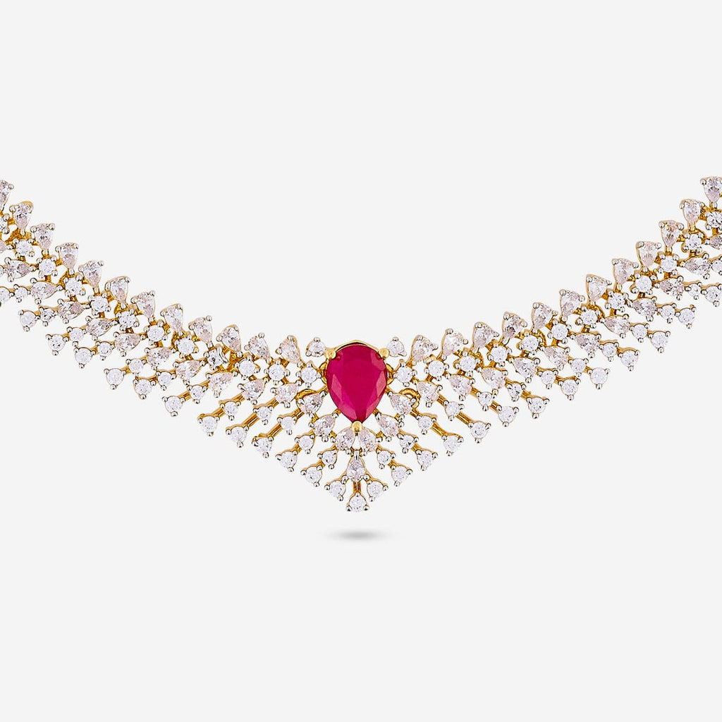 Zircon Necklace Zircon Necklace 190824