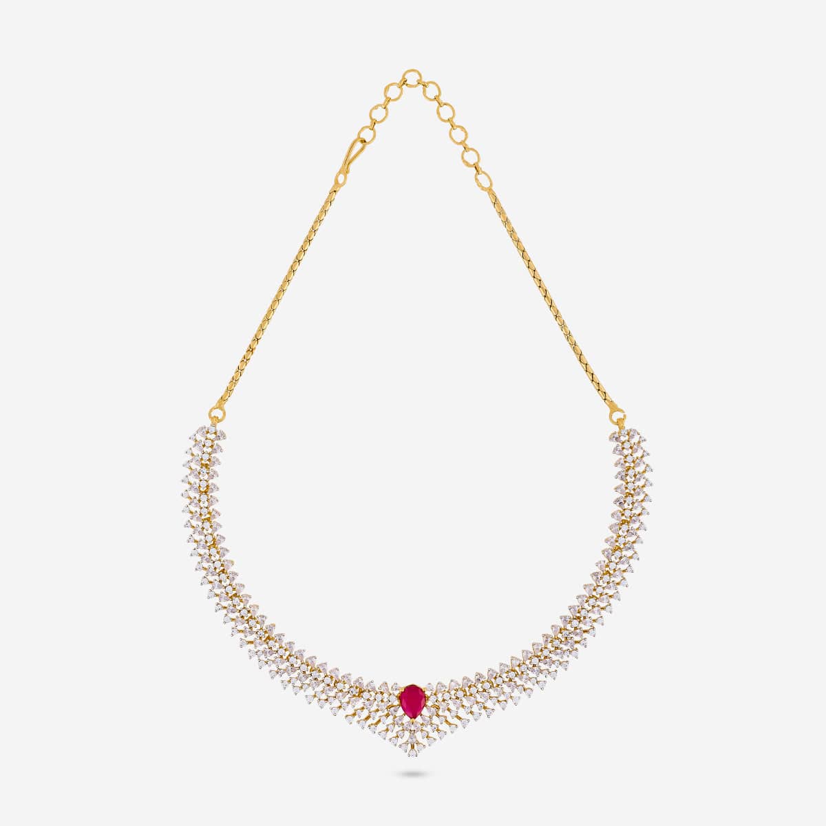 Zircon Necklace Zircon Necklace 190824