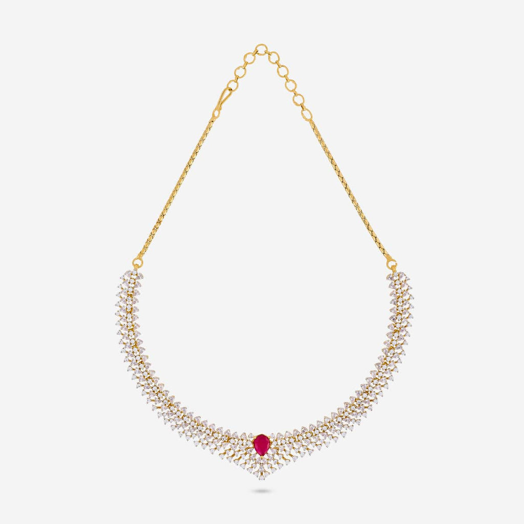 Zircon Necklace Zircon Necklace 190824