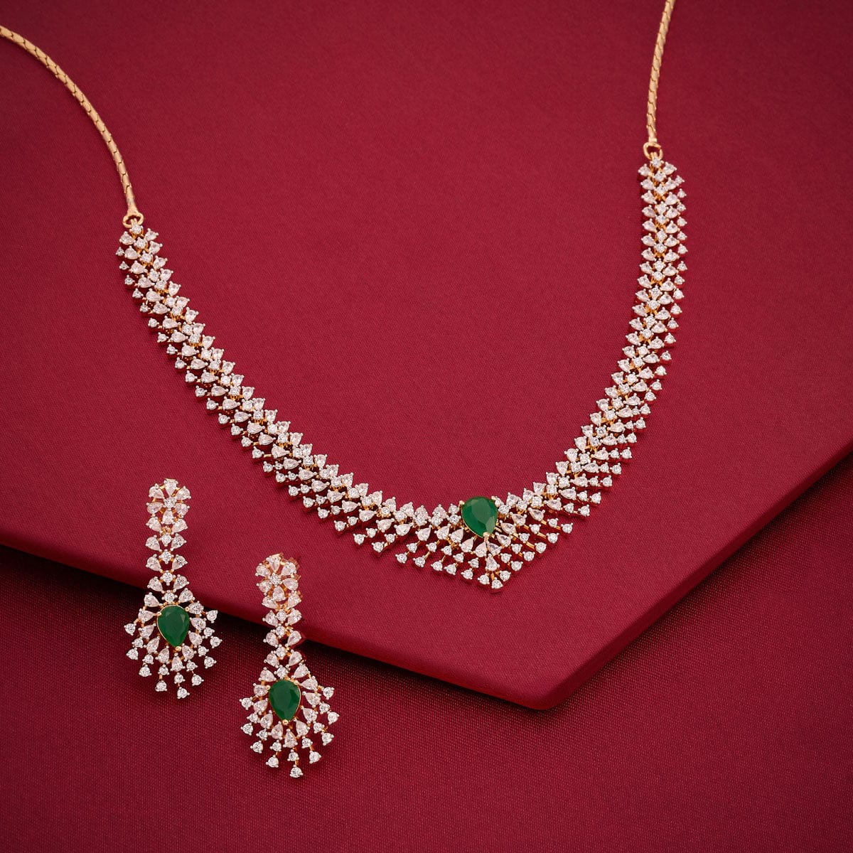 Zircon Necklace Zircon Necklace 190824