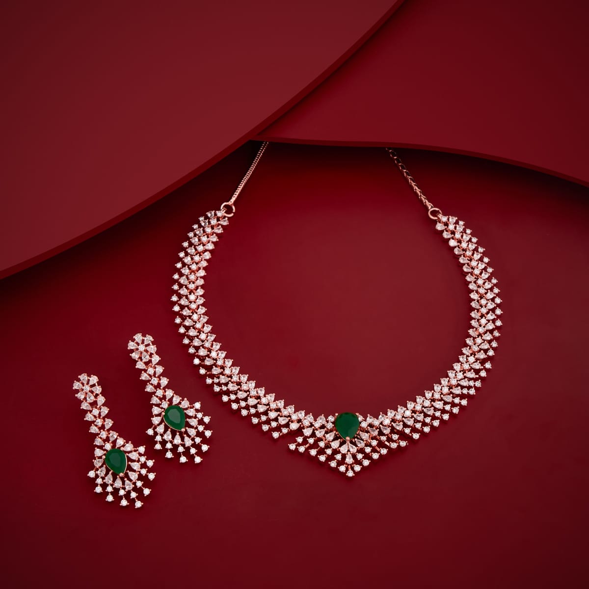 Zircon Necklace Zircon Necklace 190824