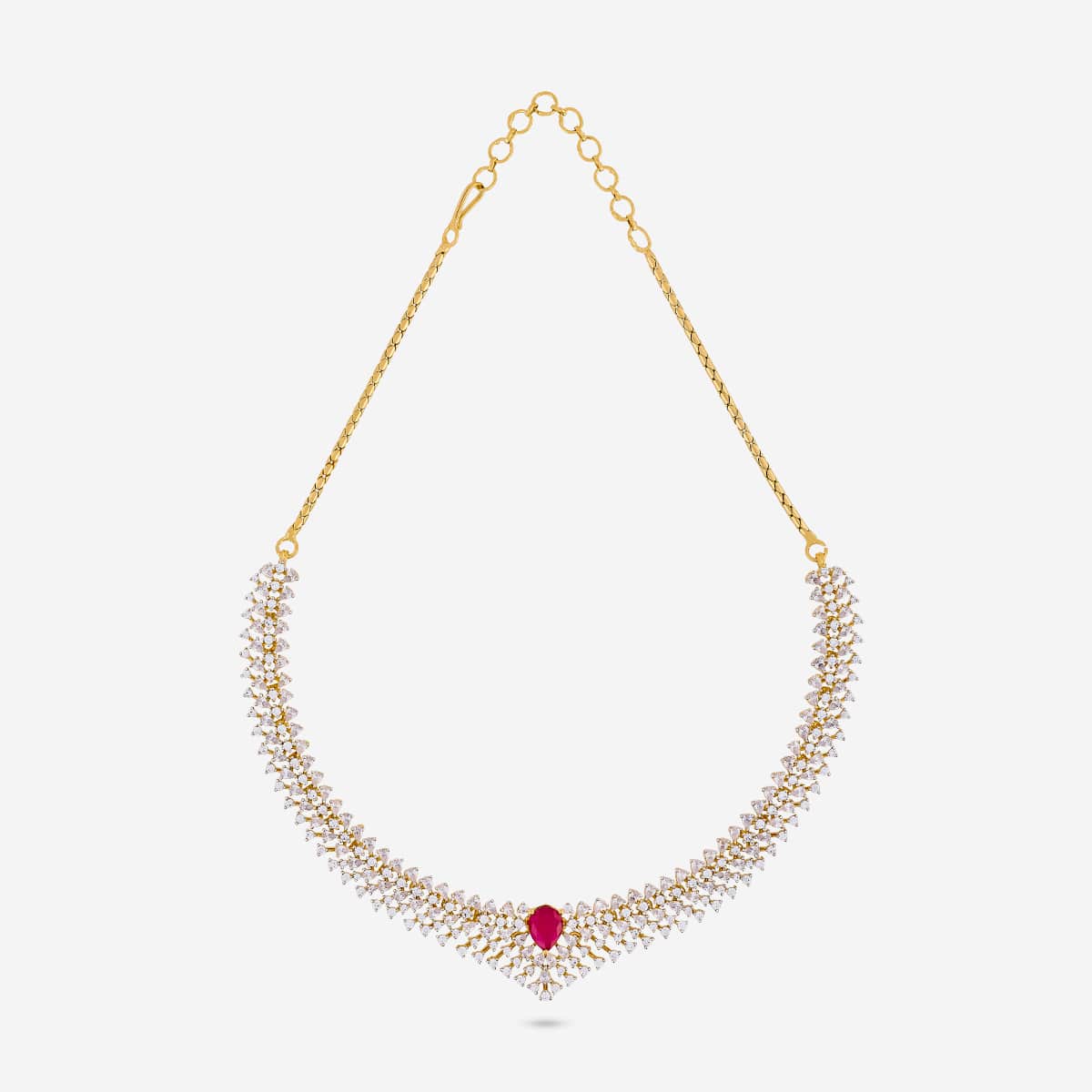 Zircon Necklace Zircon Necklace 190824