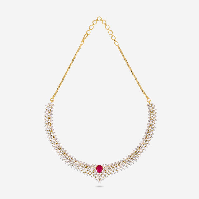 Zircon Necklace Zircon Necklace 190824