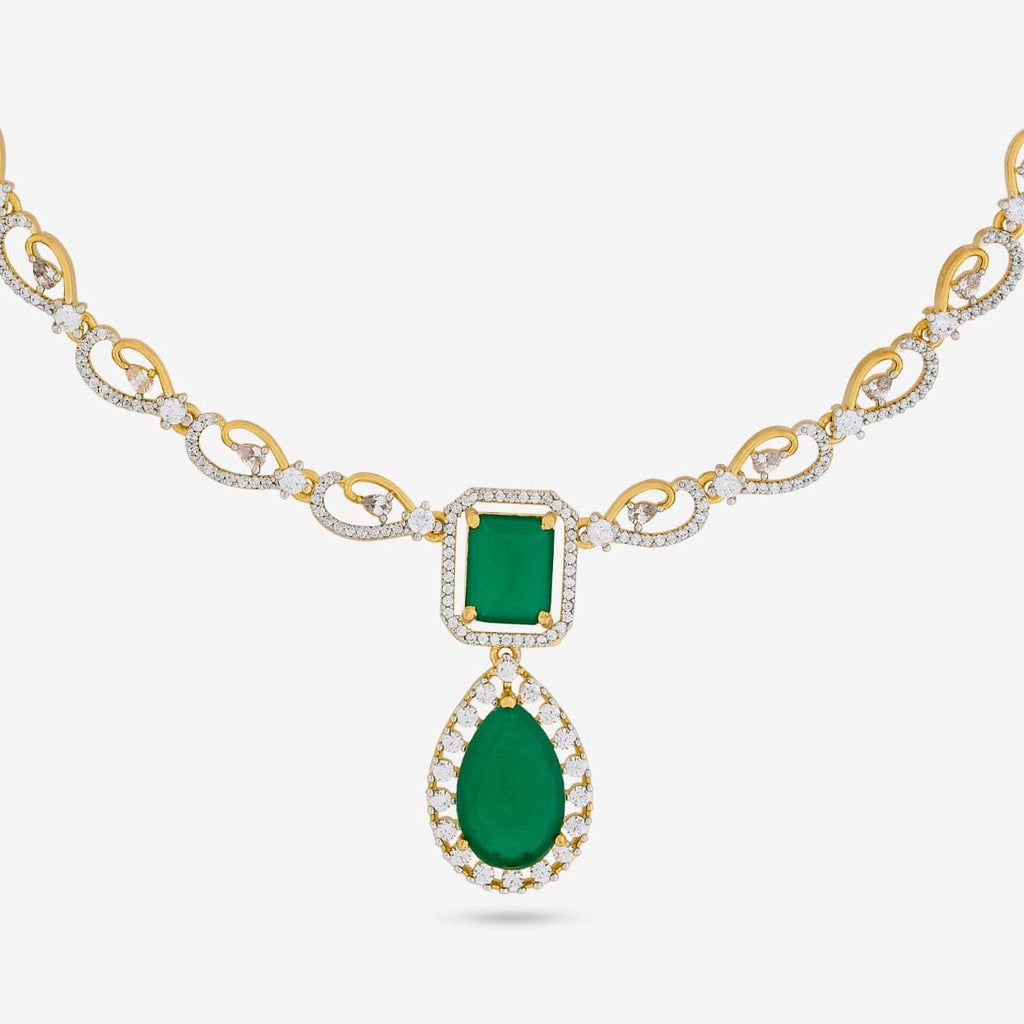Zircon Necklace Zircon Necklace 190825