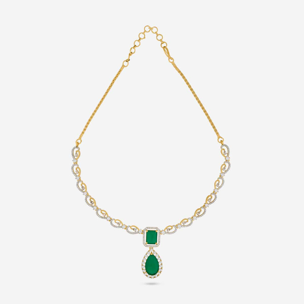 Zircon Necklace Zircon Necklace 190825