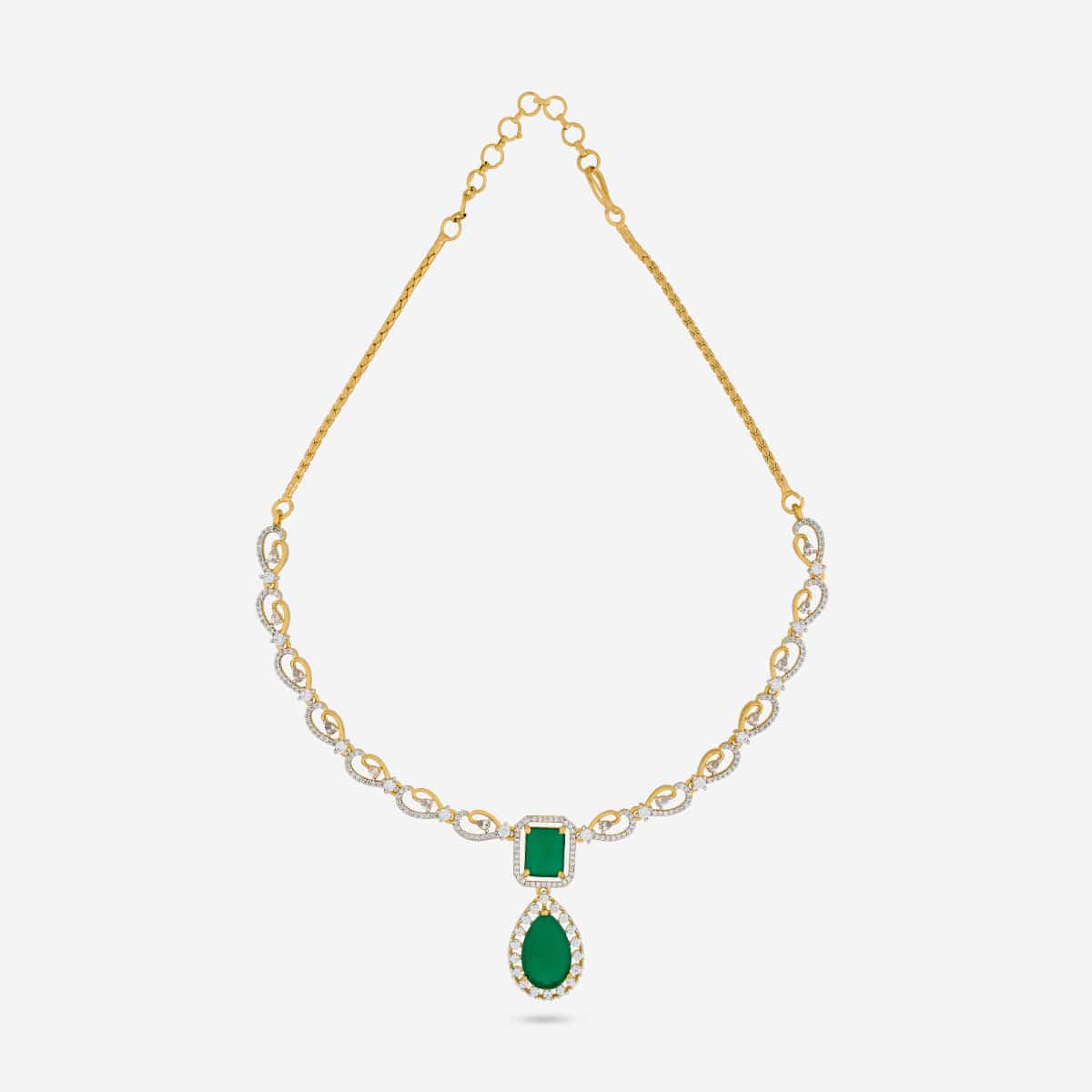 Zircon Necklace Zircon Necklace 190825