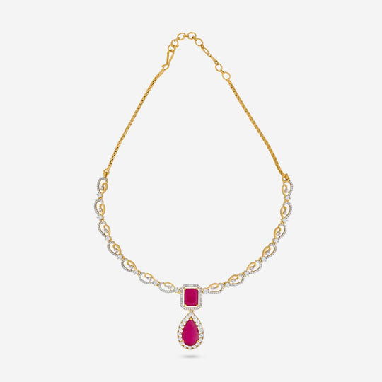 Zircon Necklace Zircon Necklace 190825