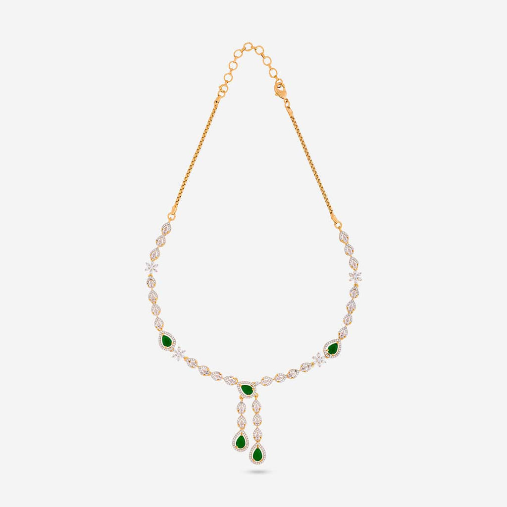 Zircon Necklace Zircon Necklace 190826