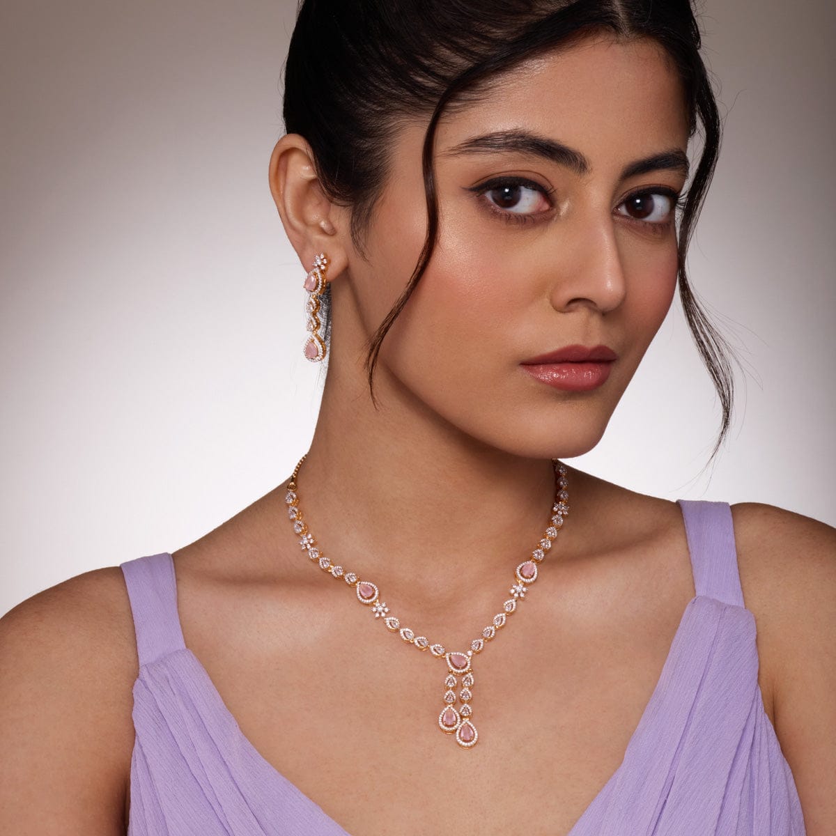 Zircon Necklace Zircon Necklace 190826