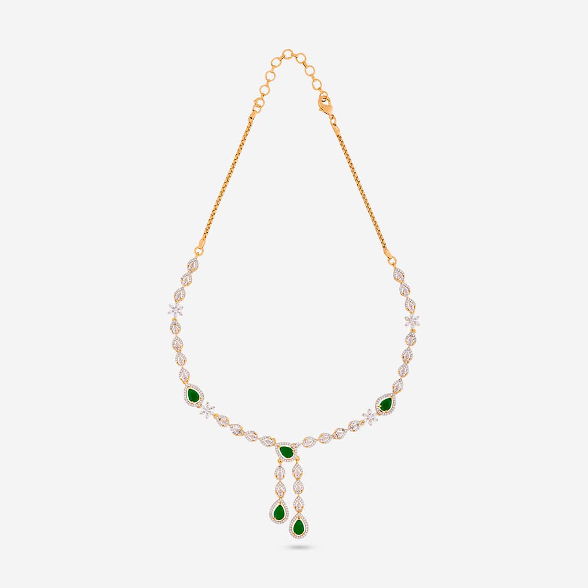 Zircon Necklace Zircon Necklace 190826