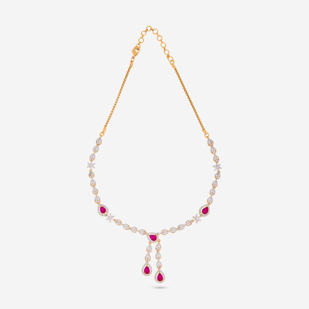 Zircon Necklace Zircon Necklace 190826