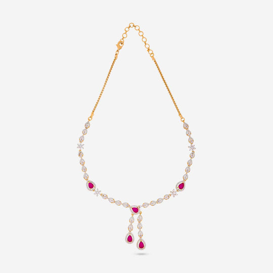 Zircon Necklace Zircon Necklace 190826