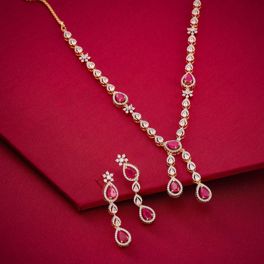 Zircon Necklace Zircon Necklace 190826