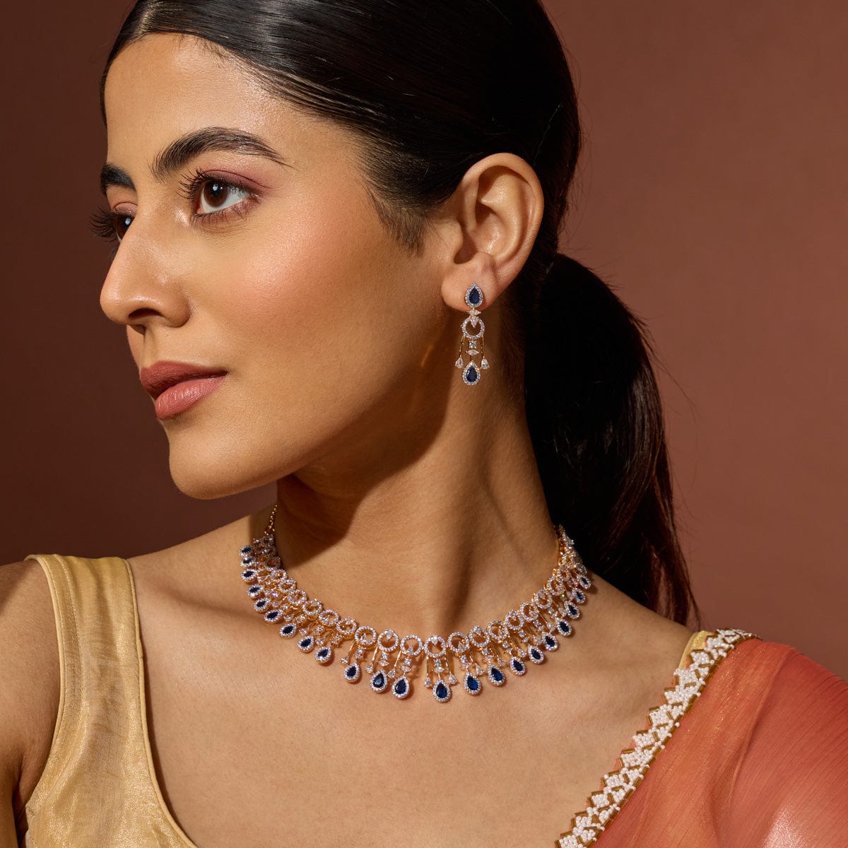 Zircon Necklace Zircon Necklace 190827