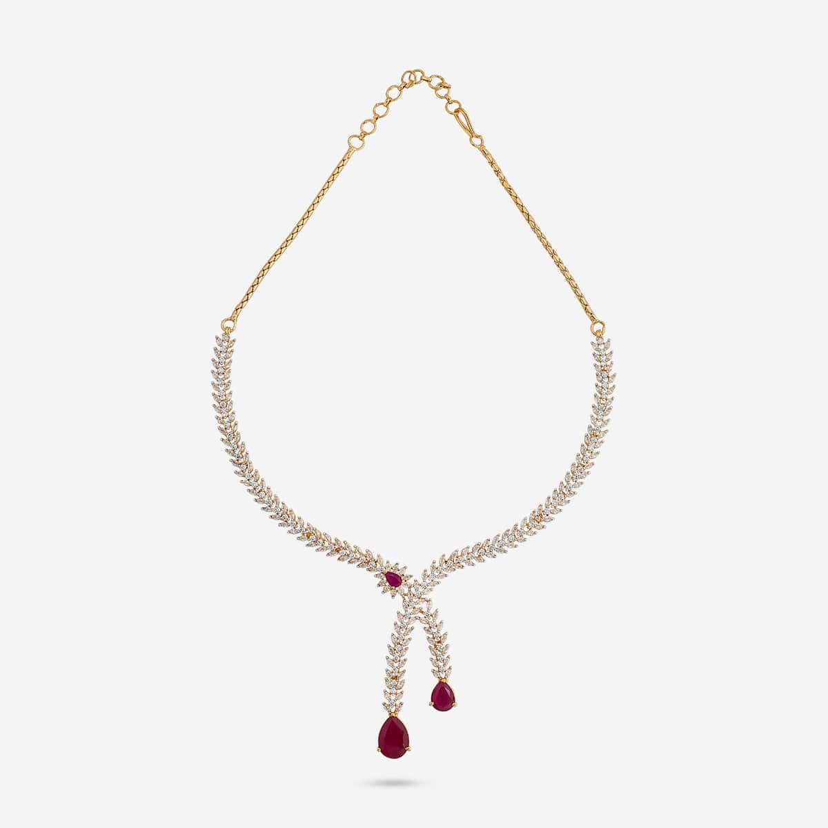 Zircon Necklace Zircon Necklace 190828