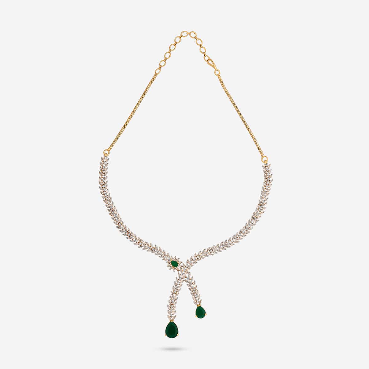 Zircon Necklace Zircon Necklace 190828