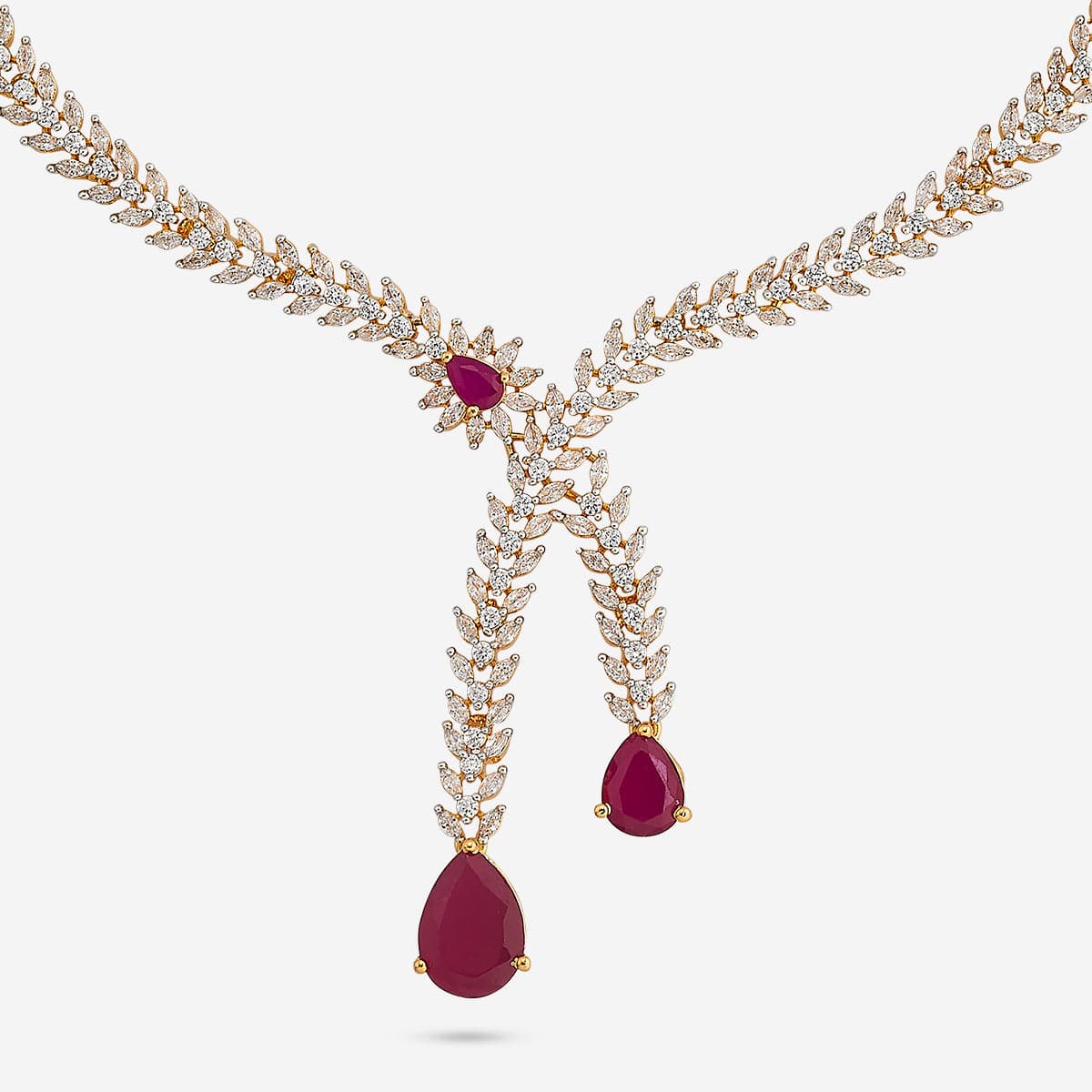 Zircon Necklace Zircon Necklace 190828