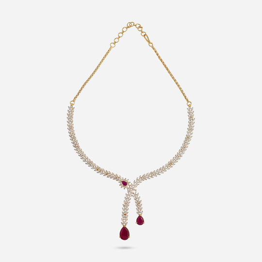 Zircon Necklace Zircon Necklace 190828
