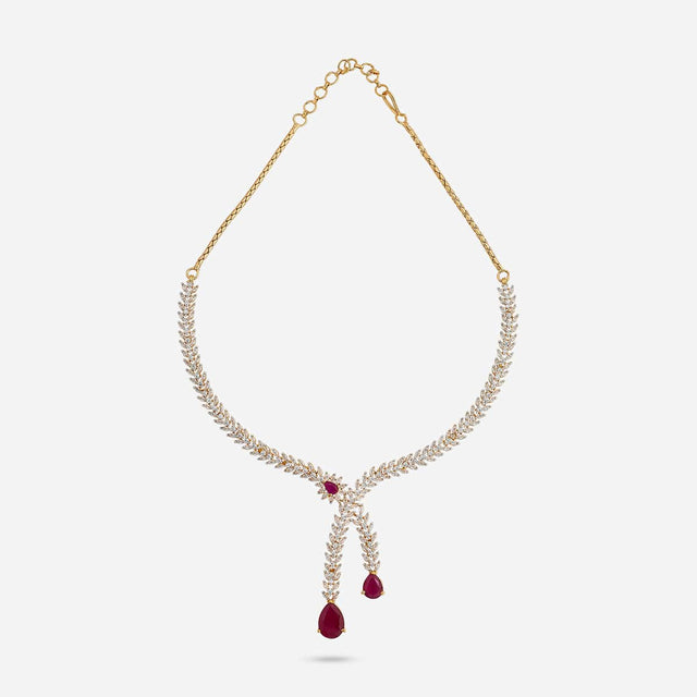 Zircon Necklace Zircon Necklace 190828