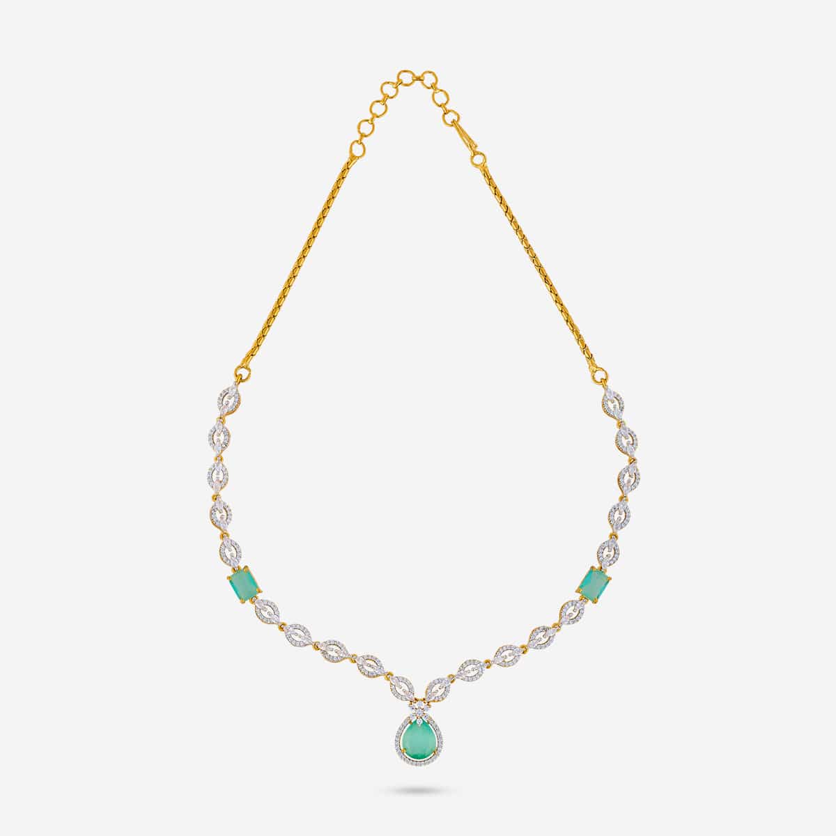 Zircon Necklace Zircon Necklace 190829