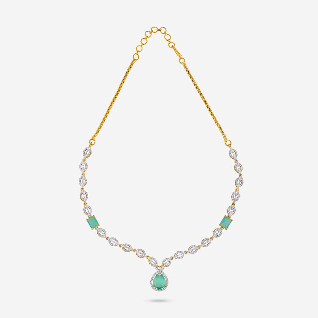 Zircon Necklace Zircon Necklace 190829