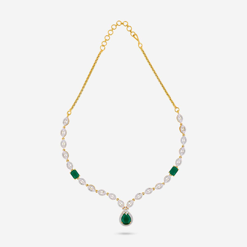 Zircon Necklace Zircon Necklace 190829