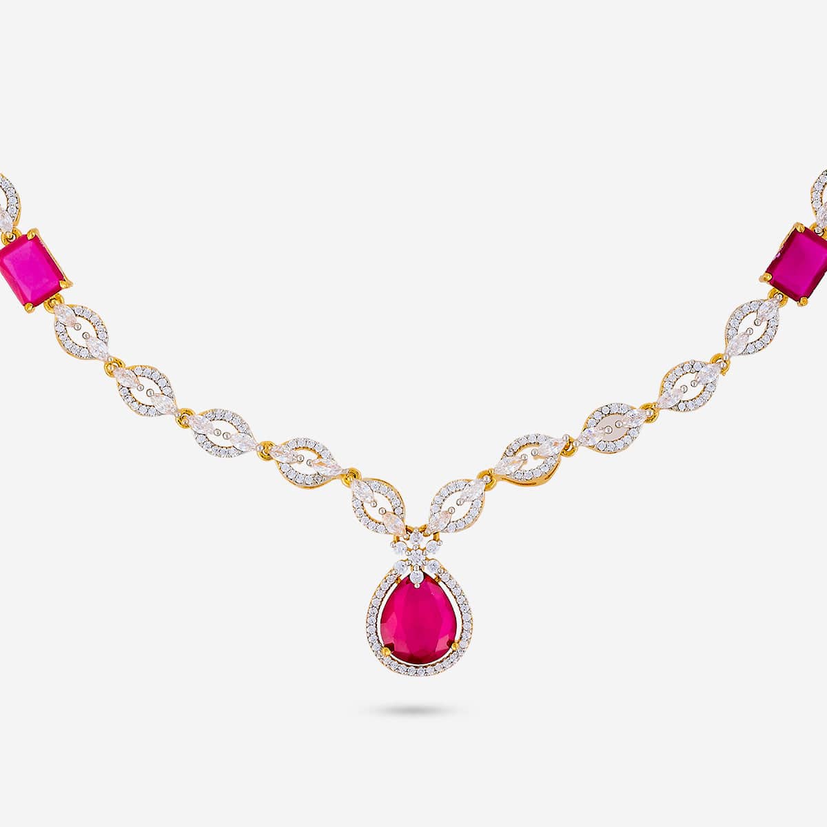 Zircon Necklace Zircon Necklace 190829